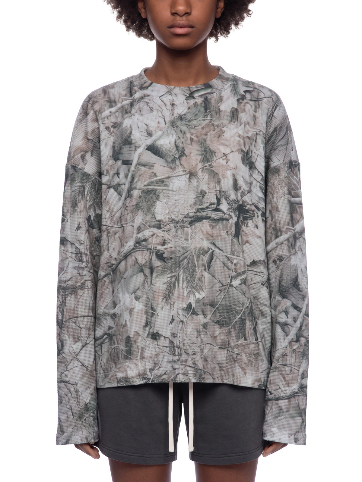 Backroads Camo Waffle Long Sleeve