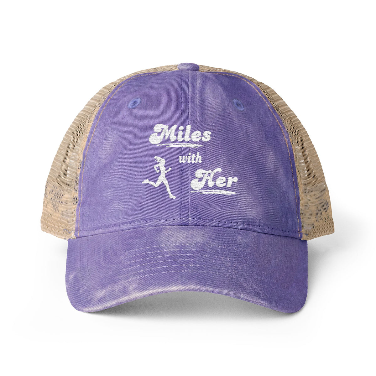 Miles with Her Mesh-Back Ponytail Hat