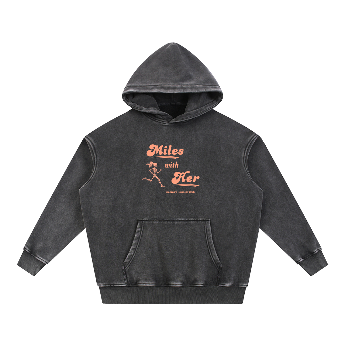 Pumpkin Spice & Miles Vintage Wash Hoodie