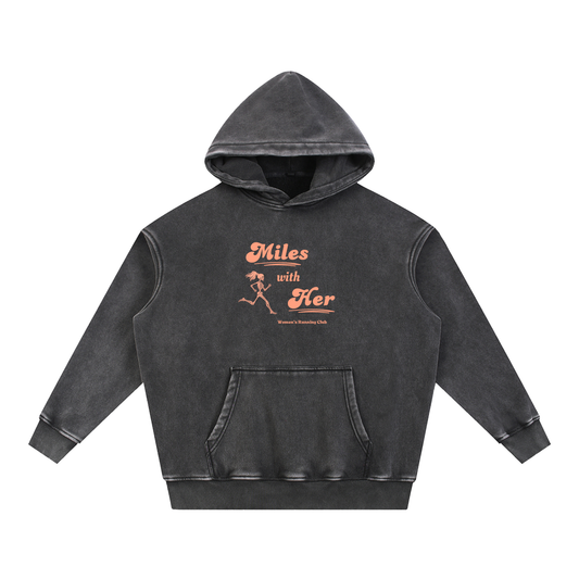 Pumpkin Spice & Miles Vintage Wash Hoodie