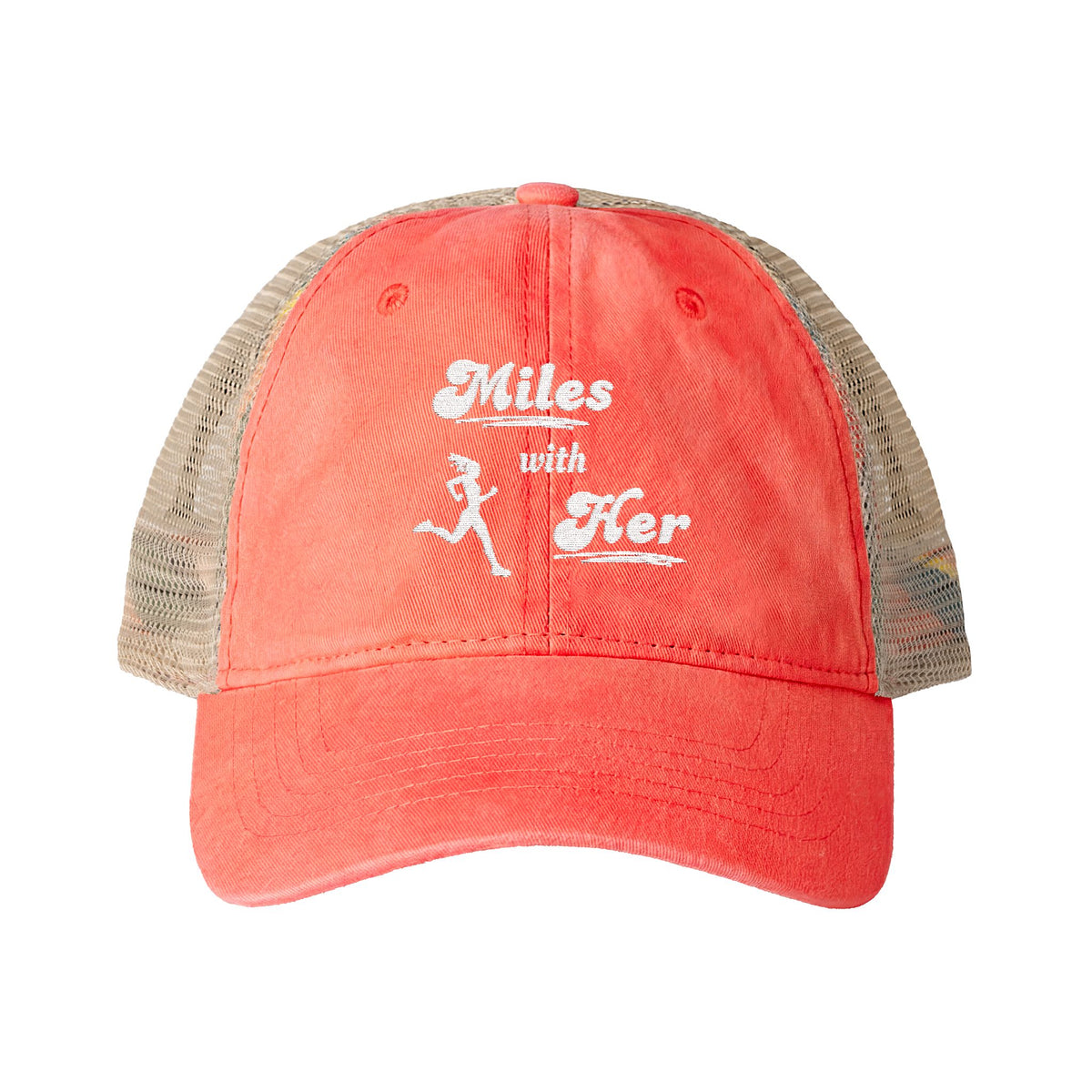 Miles with Her Mesh-Back Ponytail Hat