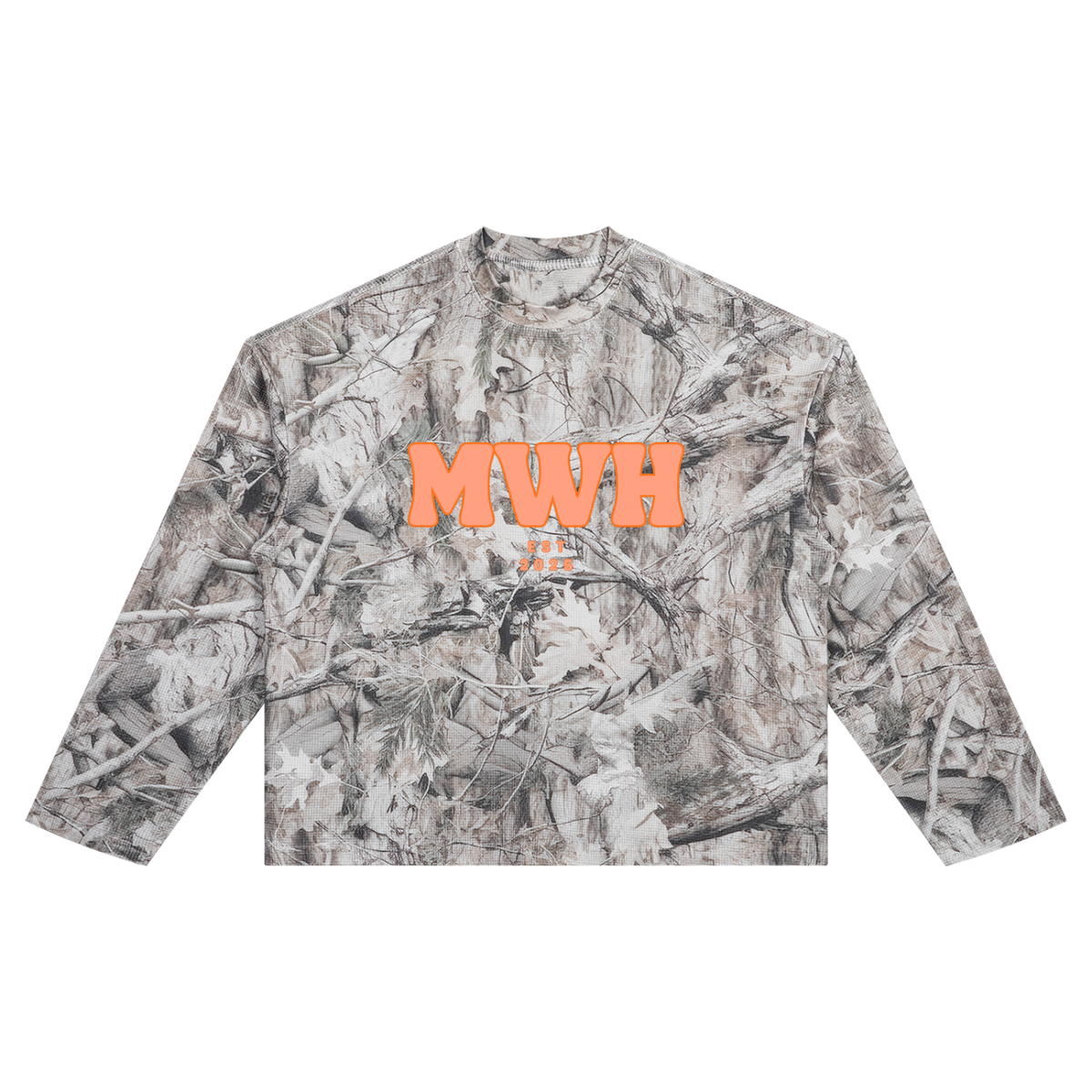 Backroads Camo Waffle Long Sleeve